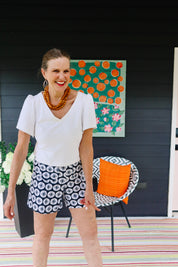 Holly Shorts - Scallop Black