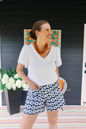 Holly Shorts - Scallop Black