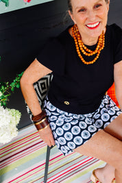 Holly Shorts - Scallop Black