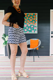 Holly Shorts - Scallop Black
