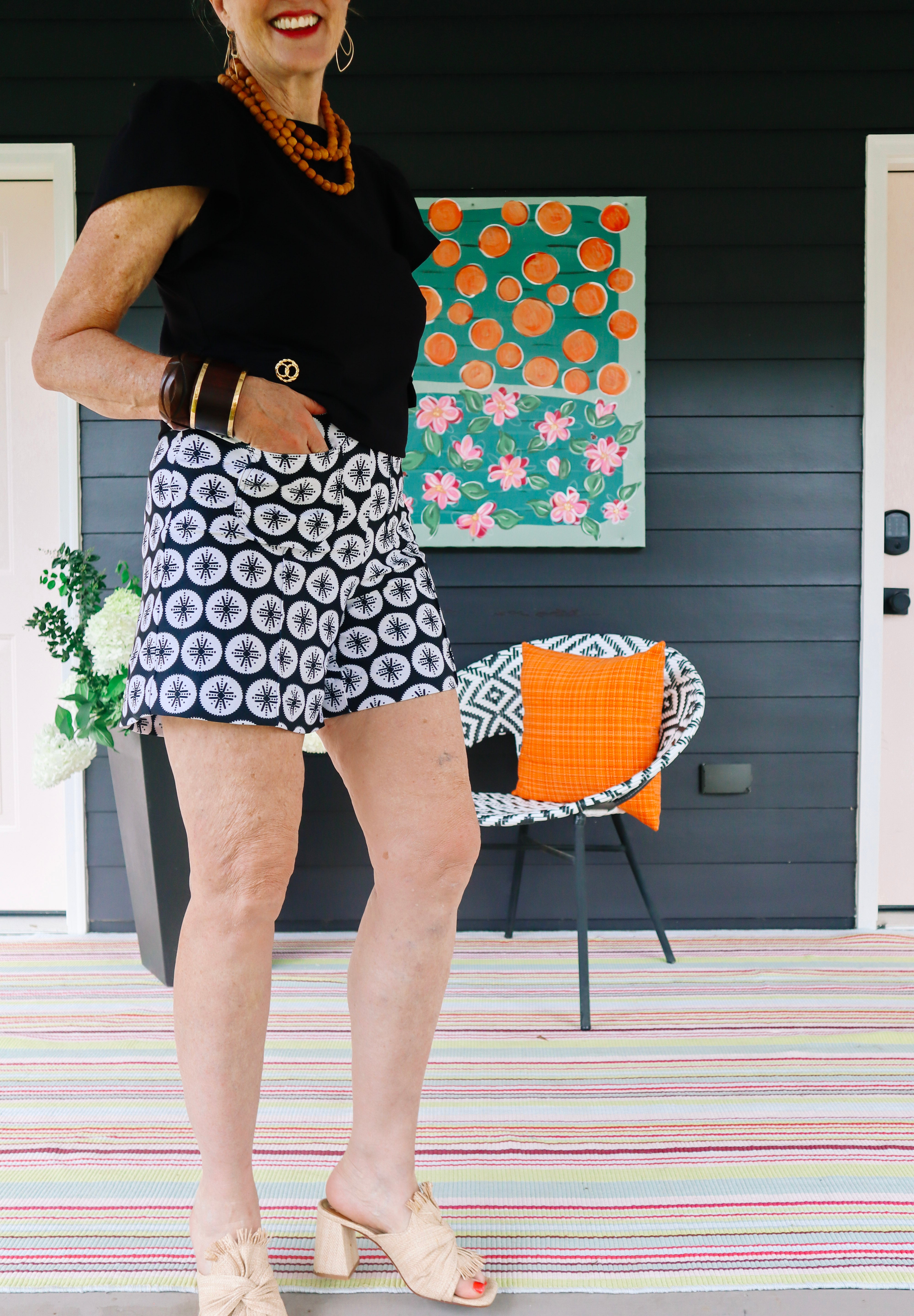 Holly Shorts - Scallop Black