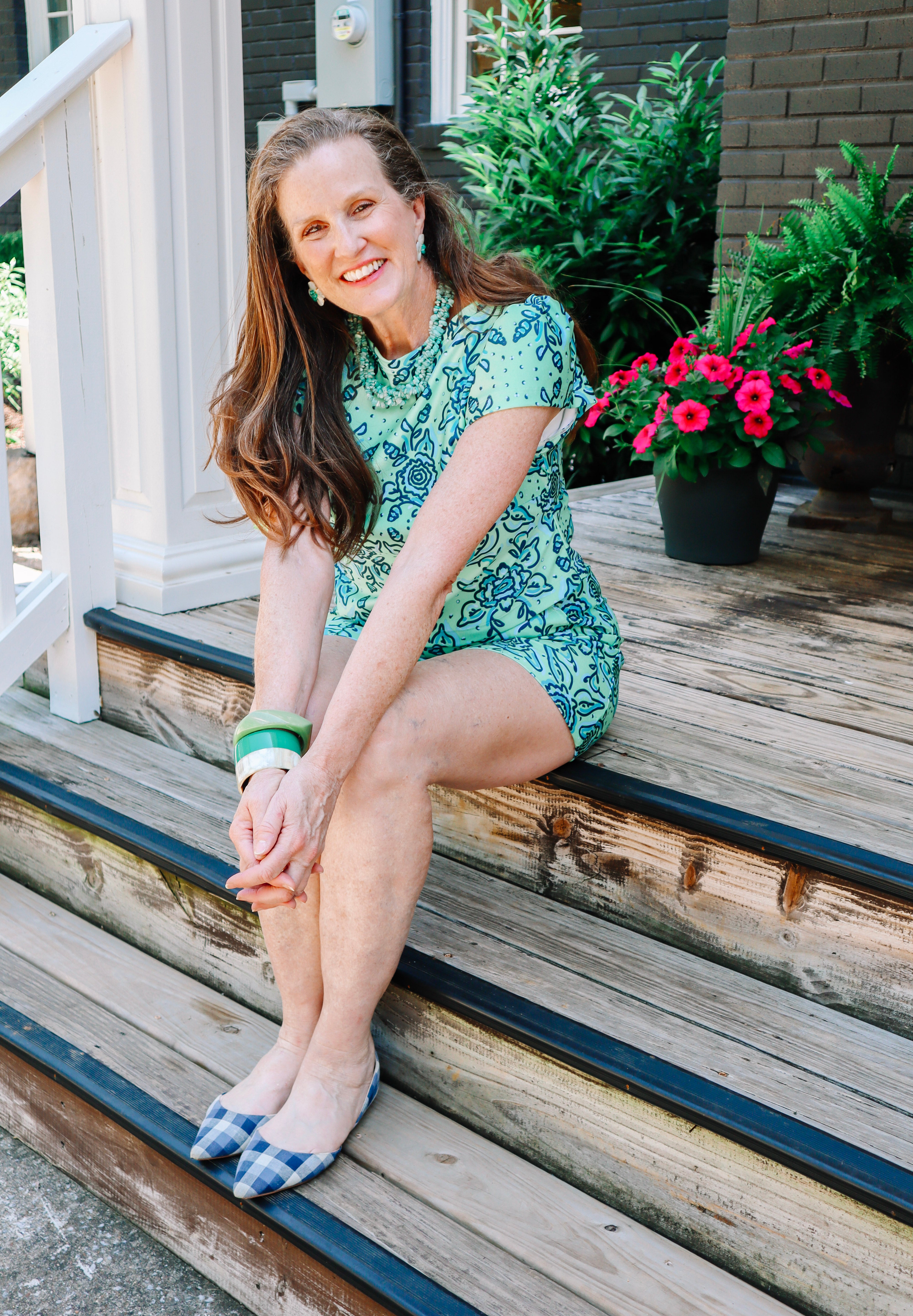 Holly Shorts - Blue Floral