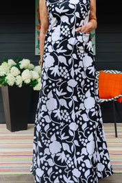 Holly Maxi Dress - Silhouette Flowers