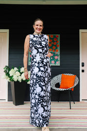Holly Maxi Dress - Silhouette Flowers
