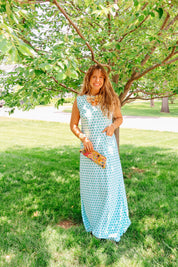 Holly Maxi Dress- Green Star