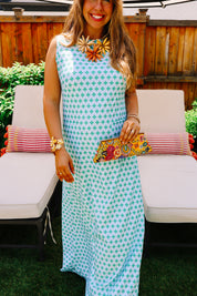 Holly Maxi Dress- Green Star