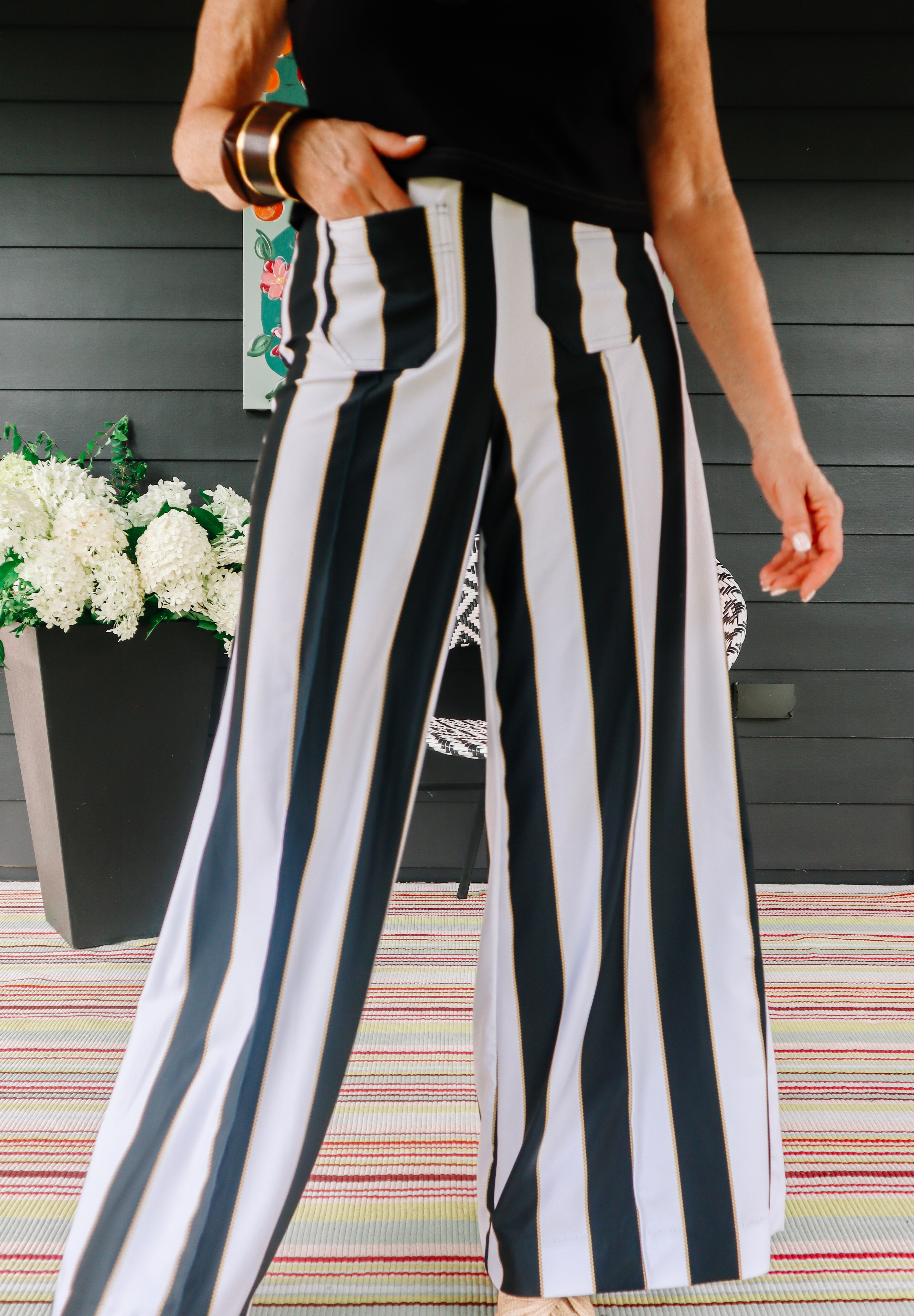 Holly Pants - Bold Stripe