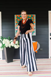 Holly Pants - Bold Stripe