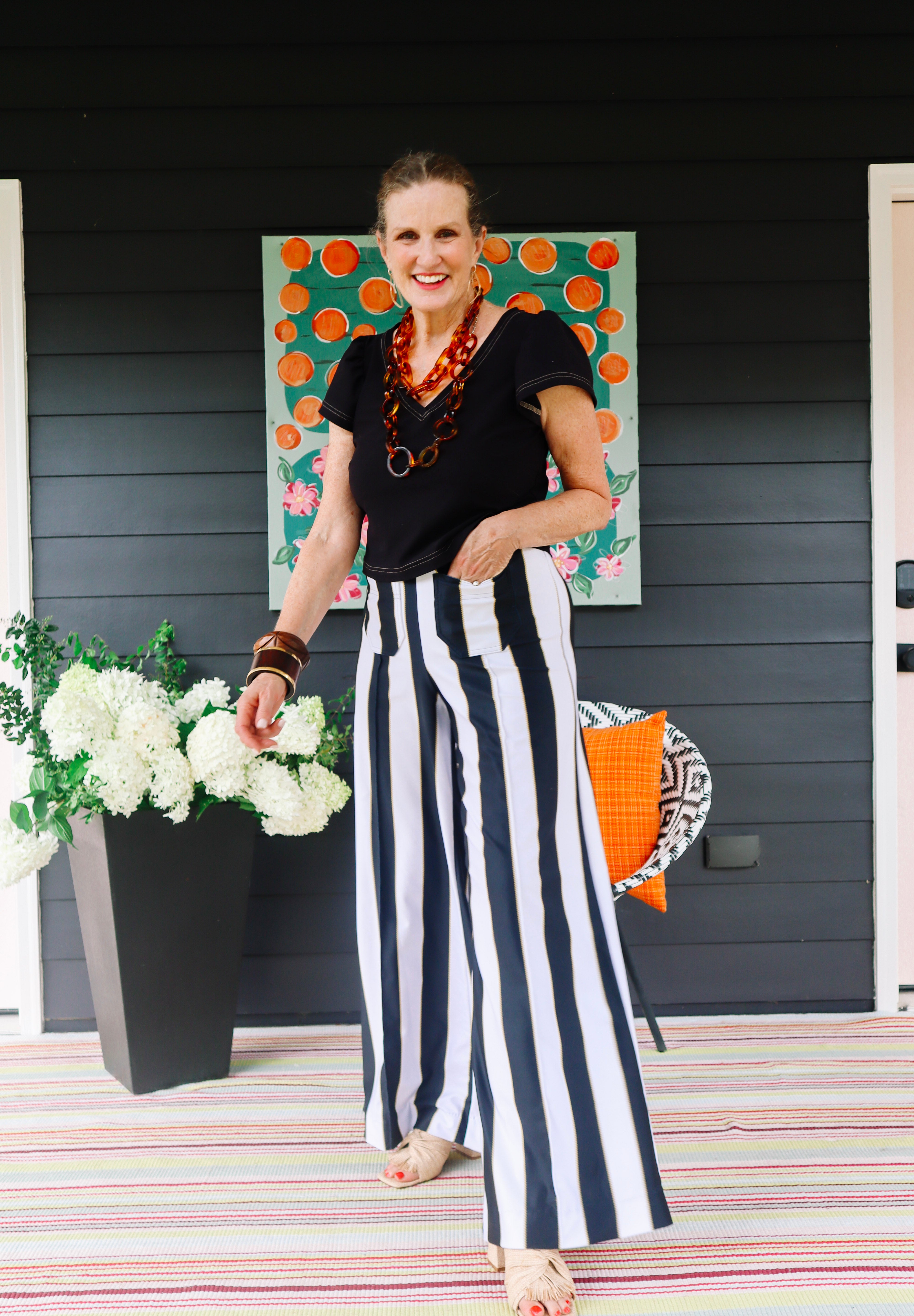 Holly Pants - Bold Stripe