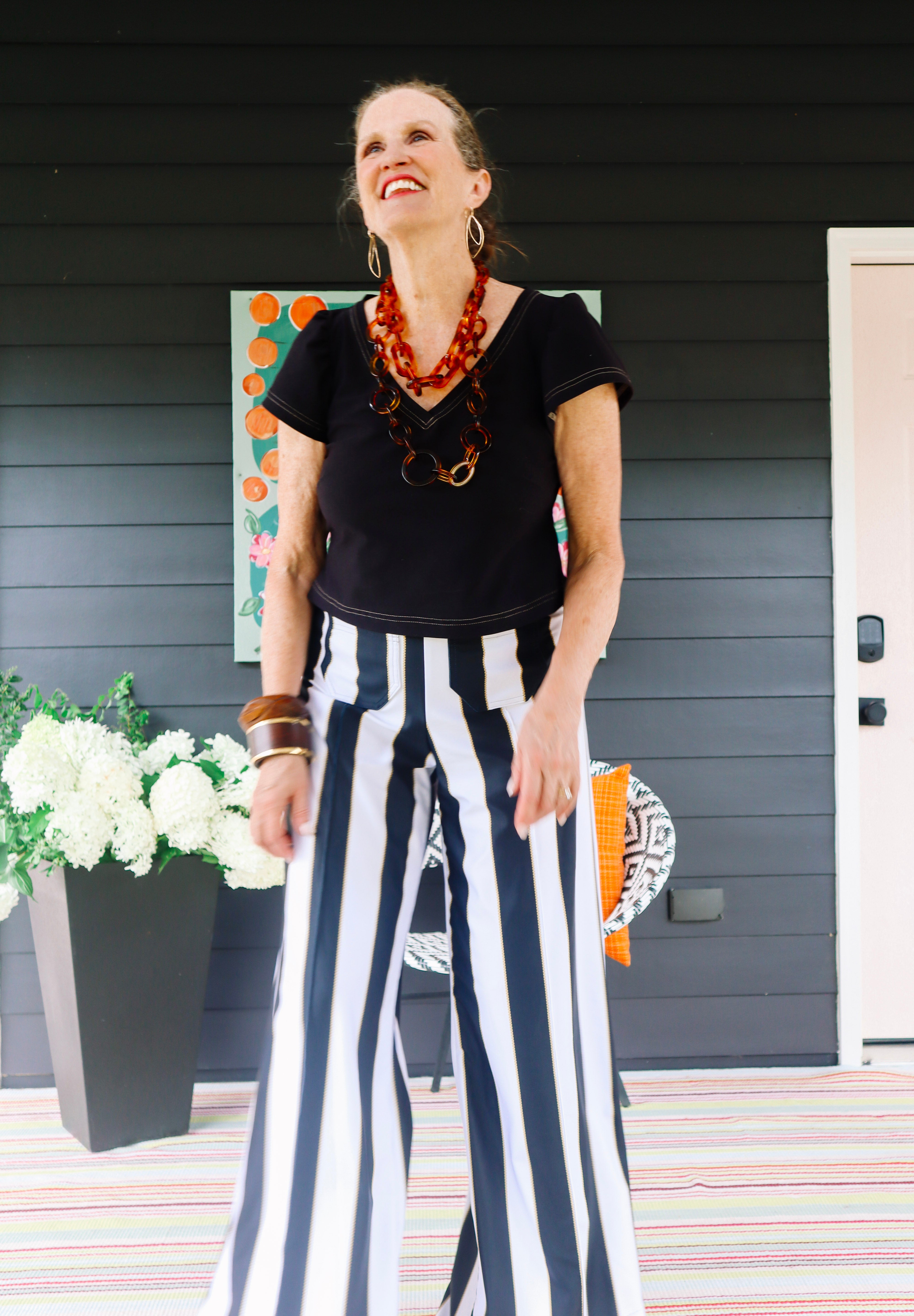 Holly Pants - Bold Stripe