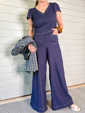 Zoe Pants - Navy