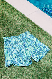 Holly Shorts - Blue Floral
