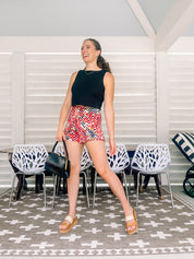 Yesi Shorts - Multi Abstract
