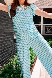 Holly Pants - Green Star