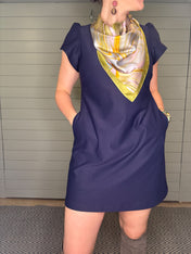 Miah Dress - Navy