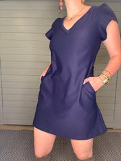 Miah Dress - Navy