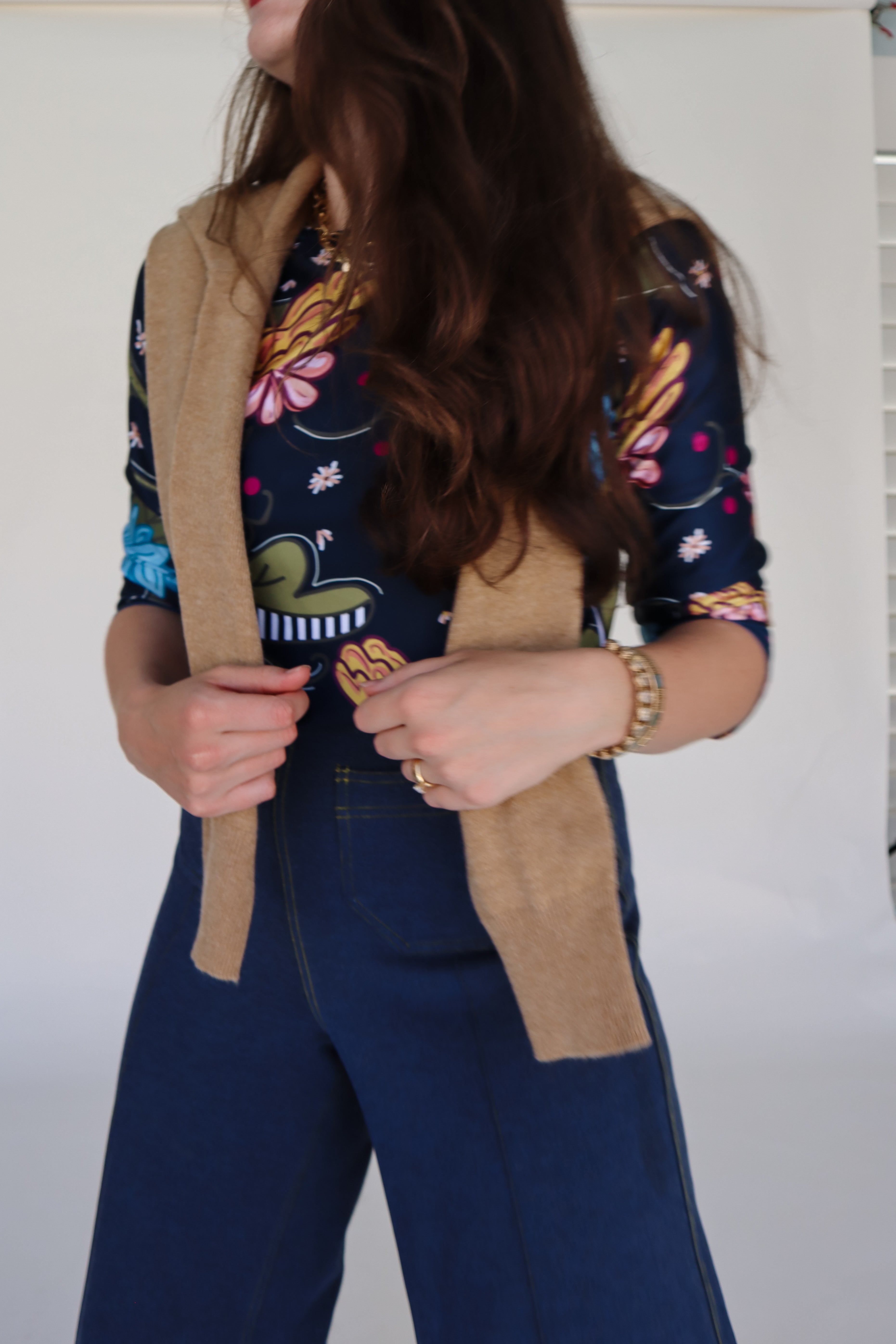Francis Long Sleeve Top - Fall Floral