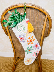 Monogrammed Embroidered Stocking