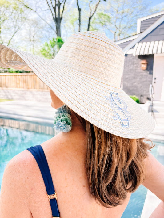 Monogrammed Sun Hat