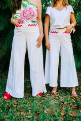 Zoe Pants - White