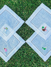 Embroidered Cocktail Napkins