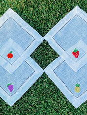 Embroidered Cocktail Napkins