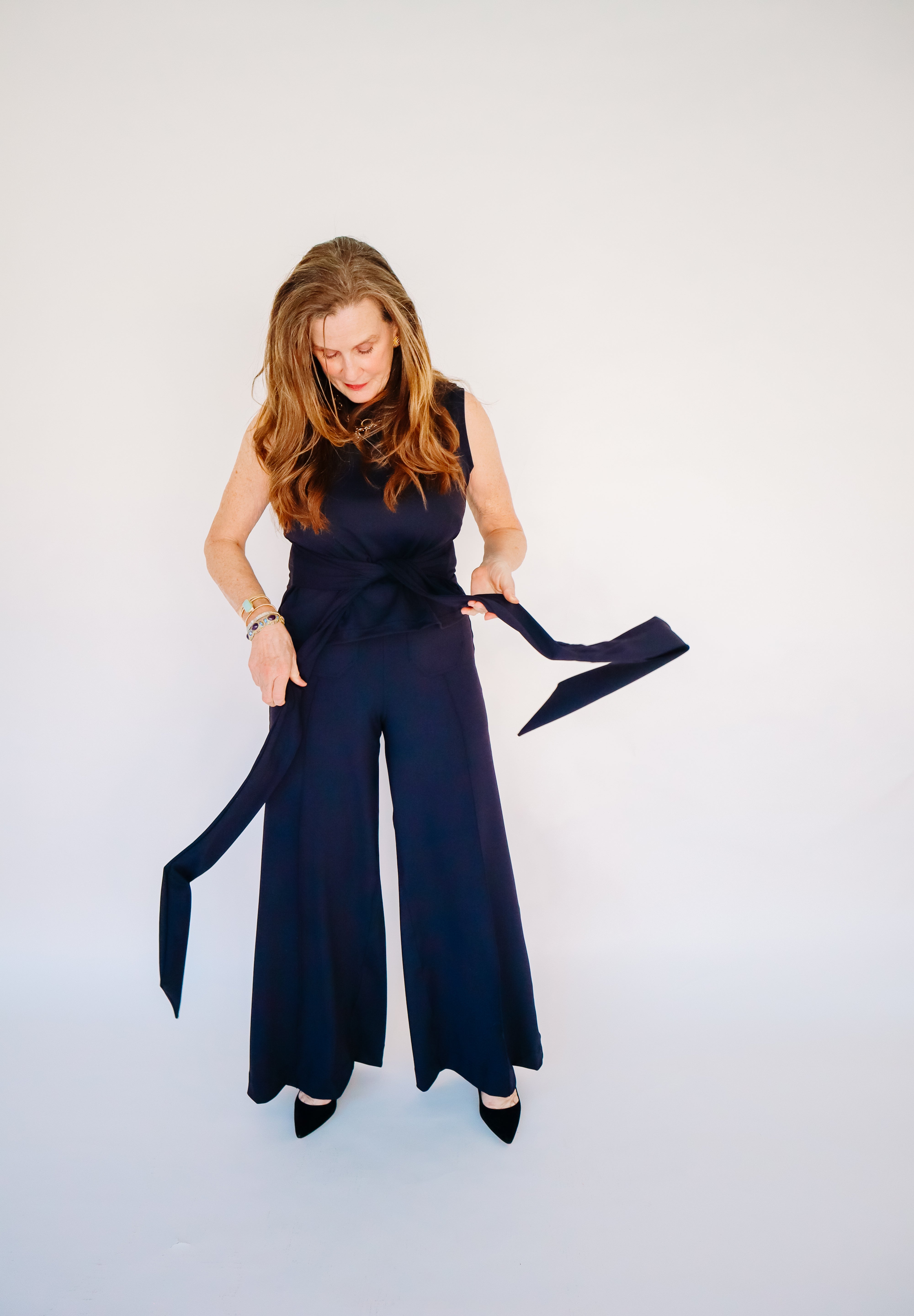 Pippa Sleeveless Top - Black