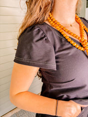 Zoe Crop - Black