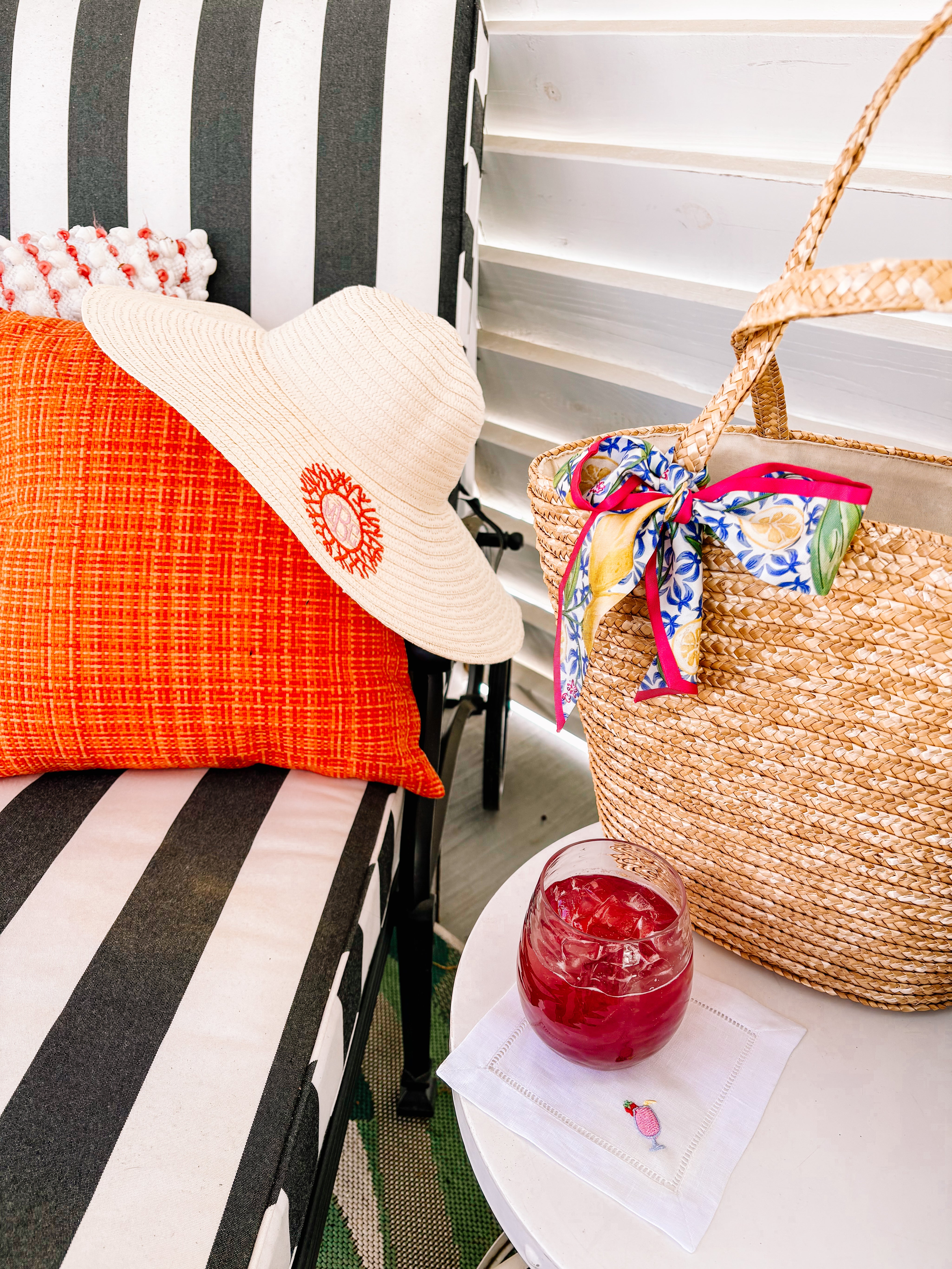 Embroidered Cocktail Napkins